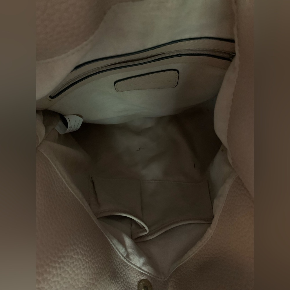 Steve Madden Pinky Beige Leather Hobo Bag - Picture 8 of 11